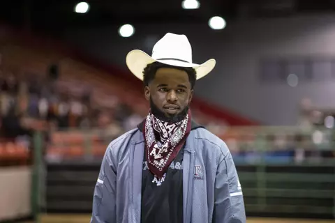 HOUSTON, TX - DECEMBER 23, 2019 - Football Bowl Rodeo in Houston, TX. Photo By Craig Bisacre/Texas A&M Athletics