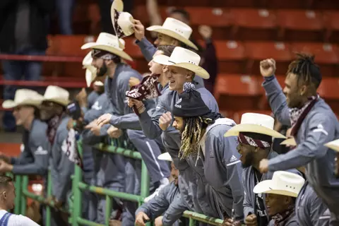 HOUSTON, TX - DECEMBER 23, 2019 - Football Bowl Rodeo in Houston, TX. Photo By Craig Bisacre/Texas A&M Athletics