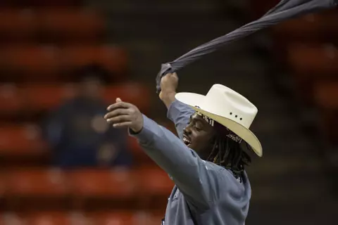 HOUSTON, TX - DECEMBER 23, 2019 - Football Bowl Rodeo in Houston, TX. Photo By Craig Bisacre/Texas A&M Athletics