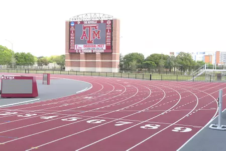COLLEGE STATION, TX - APRIL 05, 2019 - Facility Photos of EB Cushing Stadium in College Station, TX. Photo By Errol Anderson for Texas A&M Athletics