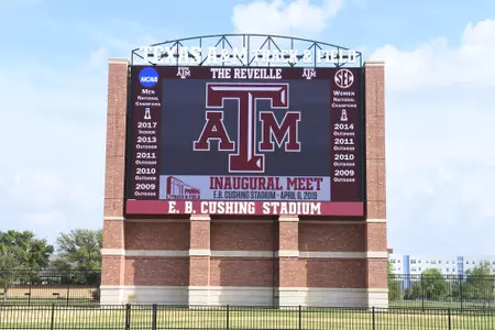 COLLEGE STATION, TX - APRIL 05, 2019 - Facility Photos of EB Cushing Stadium in College Station, TX. Photo By Errol Anderson for Texas A&M Athletics