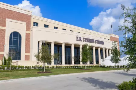 COLLEGE STATION, TX - APRIL 05, 2019 - Facility Photos of EB Cushing Stadium in College Station, TX. Photo By Errol Anderson for Texas A&M Athletics