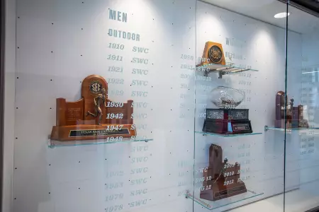 COLLEGE STATION, TX - AUGUST 02, 2019 - Facility Photos of EB Cushing Stadium in College Station, TX. Photo By Advent