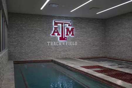 COLLEGE STATION, TX - AUGUST 02, 2019 - Facility Photos of EB Cushing Stadium in College Station, TX. Photo By Advent