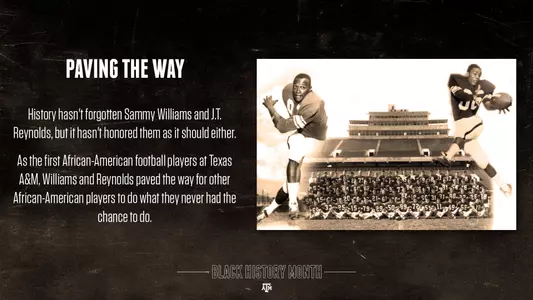 Williams and Reynolds Feature - Black History Month