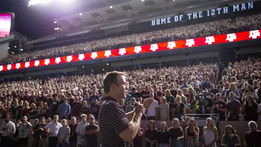 Ross Bjork at Midnight Yell