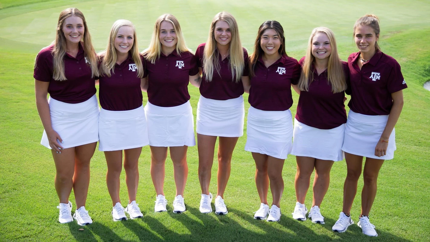 Texas A&M Aggies Women’s Golf Team Photo