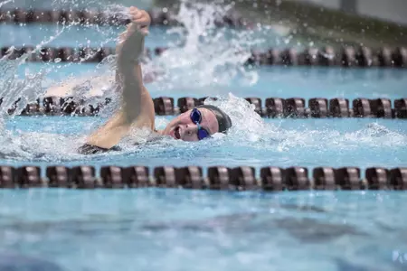 COLLEGE STATION, TX - NOVEMBER 18, 2020 - Texas A&M Swimming & Diving during the Art Adamson Invite at Rec Center Natatorium in College Station, TX. Photo By Craig Bisacre/Texas A&M Athletics