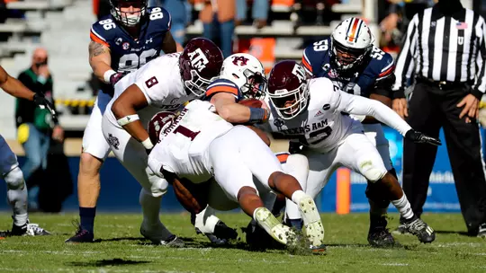 Defense Stopping Run at Auburn