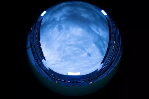 COLLEGE STATION, TX - APRIL 09, 2020 - Light it Blue event at in College Station, TX. Photo By Craig Bisacre/Texas A&M Athletics