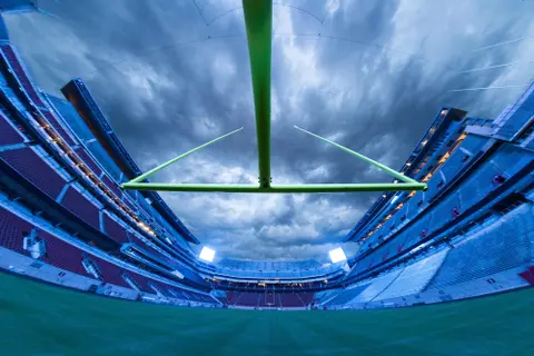 COLLEGE STATION, TX - APRIL 09, 2020 - Light it Blue event at in College Station, TX. Photo By Craig Bisacre/Texas A&M Athletics