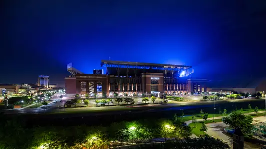 Kyle Field Light it Blue