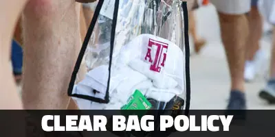 Football Gameday Central Clear Bags