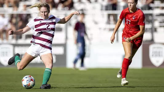 Kate Colvin rips a shot vs. Ole Miss