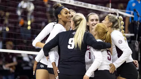 COLLEGE STATION, TX - 20210911 - Texas A&M Aggies Volleyball vs. University of Texas at San Antonio Roadrunners