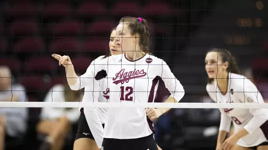COLLEGE STATION, TX - 20211013 - Texas A&M Aggies Volleyball vs. Ole Miss Rebels