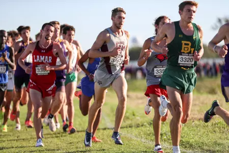 COLLEGE STATION, TX - October 16, 2021 - during the Arturo Barrios Invitational at Watts Cross Country Course in College Station, TX. Photo By Aiden Shertzer/Texas A&M Athletics