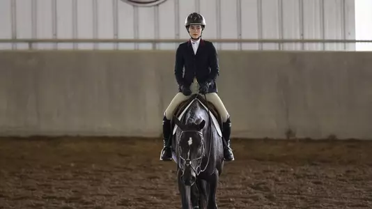 COLLEGE STATION, TX - 20210917 - Grace Platt during the Equestrian maroon and white game