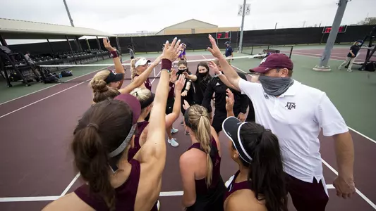 COLLEGE STATION, TX - 20210327 - Texas A&M Aggies Women's Tennis vs. LSU Tigers