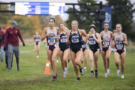 COLUMBIA, MISSOURI - October 29, 2021 - Emma Saia during the SEC Cross Country Championships in COLUMBIA, MISSOURI. Photo By Aiden Shertzer/Texas A&M Athletics