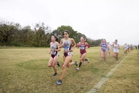 COLUMBIA, MISSOURI - October 29, 2021 - Julia Black during the SEC Cross Country Championships in COLUMBIA, MISSOURI. Photo By Aiden Shertzer/Texas A&M Athletics