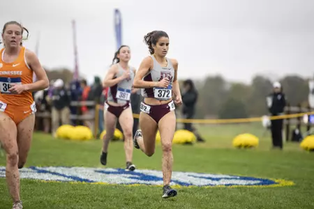 COLUMBIA, MISSOURI - October 29, 2021 - Julia Black during the SEC Cross Country Championships in COLUMBIA, MISSOURI. Photo By Aiden Shertzer/Texas A&M Athletics