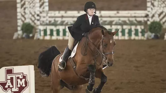 COLLEGE STATION, TX - 20210917 - Grace Boston during the Equestrian maroon and white game