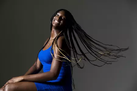COLLEGE STATION, TX - September 28, 2021 - Center Kenyal Perry #22 of the Texas A&M Aggies during Casual Photo Day in College Station, TX. Photo By Bailey Orr/Texas A&M Athletics