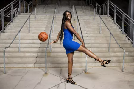 COLLEGE STATION, TX - September 28, 2021 -  Center Kenyal Perry #22 of the Texas A&M Aggies during Casual Photo Day in College Station, TX. Photo By Kate Luffman/Texas A&M Athletics