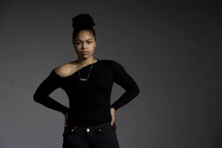 COLLEGE STATION, TX - October 19, 2021 - Guard Jordan Nixon #5 of the Texas A&M Aggies during women’s basketball photo day in College Station, TX. Photo By Kate Luffman/Texas A&M Athletics