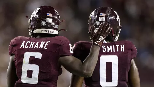 Devon Achane and Ainias Smith