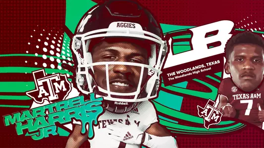 2022 National Signing Day Caricature Graphic - Martrell Harris Jr