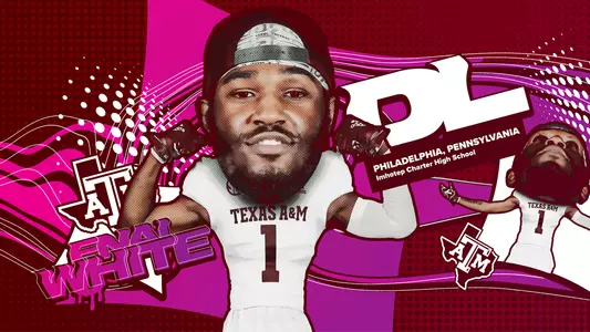 2022 National Signing Day Caricature Graphic - Enai White