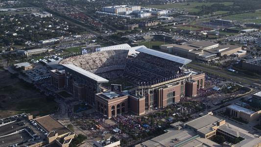 Kyle Field Aerial - Pregame - Kent State at Texas A&M September 4, 2021
