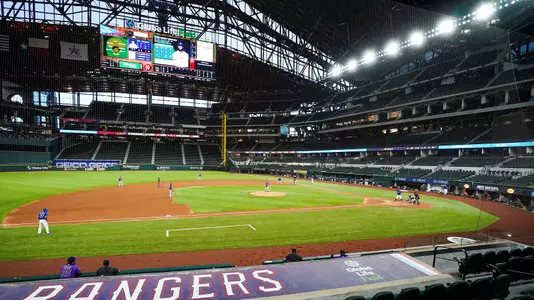 Preseason Baseball Action at Globe Life Field.