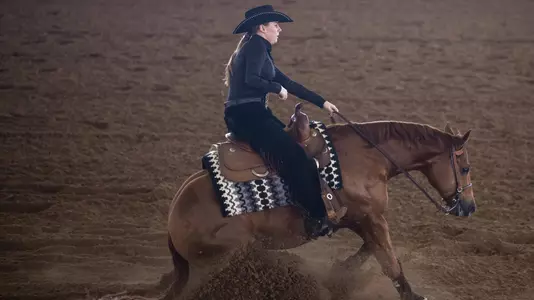 Marissa Harrell in Reining versus Baylor