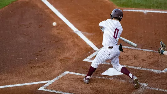 Ray Alejo swings from the right side of the plate
