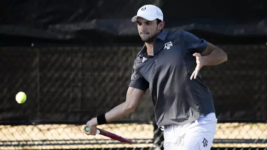 COLLEGE STATION, TX - 20210223 - Texas A&M Aggies Men's Tennis vs. Kentucky Wildcats