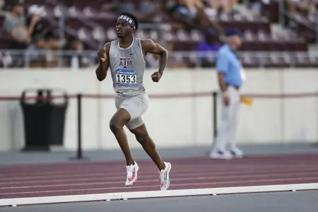 COLLEGE STATION, TX - May 26, 2021 - during NCAA Outdoor Track and Field West Prelims at E.B. Cushing Stadium in College Station, TX. Photo By Bailey Orr/Texas A&M Athletics