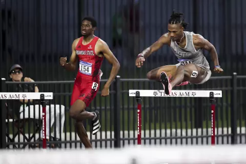 COLLEGE STATION, TX - May 26, 2021 - during NCAA Outdoor Track and Field West Prelims at E.B. Cushing Stadium in College Station, TX. Photo By Craig Bisacre/Texas A&M Athletics