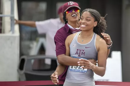 COLLEGE STATION, TX - May 27, 2021 - during NCAA Outdoor Track and Field West Prelims at E.B. Cushing Stadium in College Station, TX. Photo By Craig Bisacre/Texas A&M Athletics