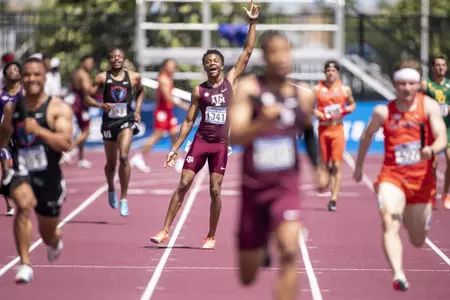 COLLEGE STATION, TX - May 29, 2021 - during NCAA Outdoor Track and Field West Prelims at E.B. Cushing Stadium in College Station, TX. Photo By Craig Bisacre/Texas A&M Athletics