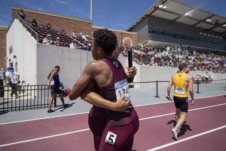 COLLEGE STATION, TX - May 29, 2021 - during NCAA Outdoor Track and Field West Prelims at E.B. Cushing Stadium in College Station, TX. Photo By Craig Bisacre/Texas A&M Athletics