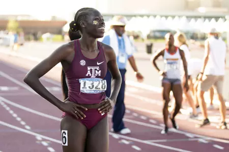 COLLEGE STATION, TX - May 29, 2021 - during NCAA Outdoor Track and Field West Prelims at E.B. Cushing Stadium in College Station, TX. Photo By Craig Bisacre/Texas A&M Athletics