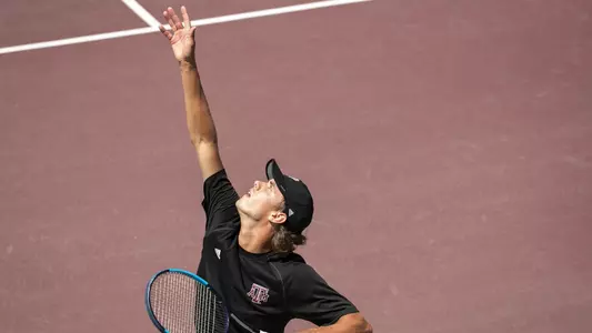 COLLEGE STATION, TX - 20210417 - Texas A&M Aggies Men's Tennis vs. Alabama Crimson Tide