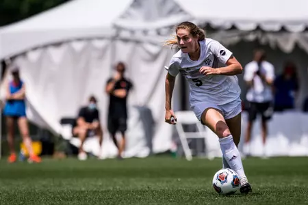 Taylor Ziemer is on the attack in Texas A&M's NCAA Tournament third round match against Oklahoma State.