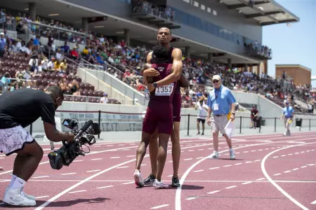 COLLEGE STATION, TX - May 29, 2021 - during NCAA Outdoor Track and Field West Prelims at E.B. Cushing Stadium in College Station, TX. Photo By Craig Bisacre/Texas A&M Athletics
