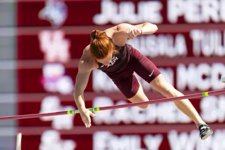 COLLEGE STATION, TX - 20210410 - Texas A&M Aggies Outdoor Track & Field vs. Texas A&M Aggies