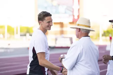 COLLEGE STATION, TX - 20210410 - Texas A&M Aggies Outdoor Track & Field vs. Texas A&M Aggies