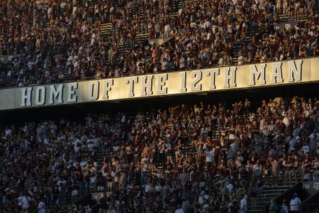 Student section at Kyle Field